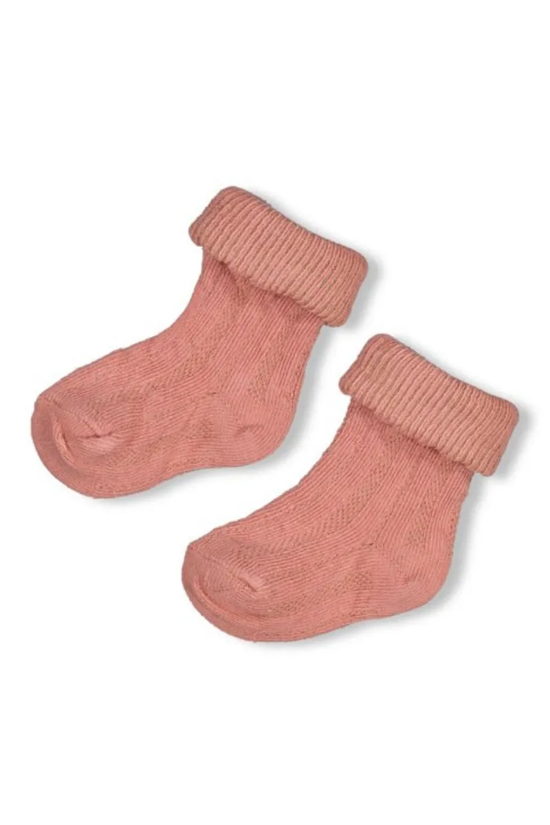 Feetje Sokjes Fall In Love Roze, paar babysokjes